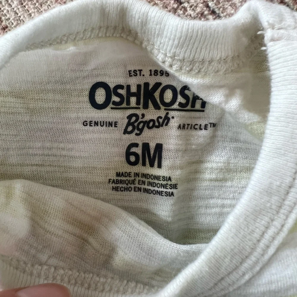OshKosh B'gosh Yellow and Blue Short Sleeve Tee
